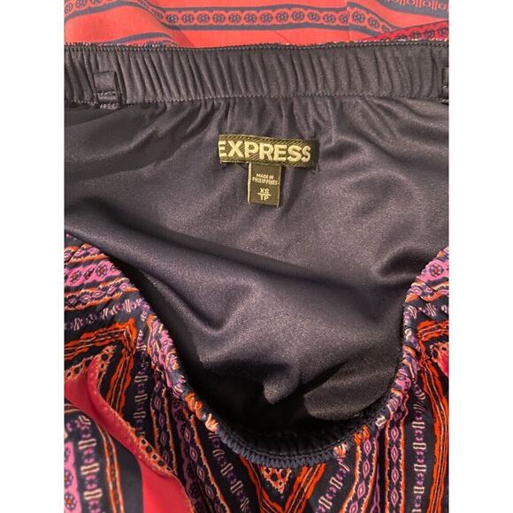 EXPRESS Women's Summer Purple & Pink Boho Mini Dress, Size XS - Picture 5 of 6